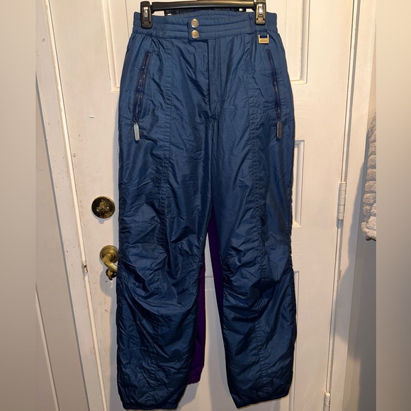 CIMA Skiwear Snowboard High Waisted Pants Navy Ski Core slalom snowmobile Active - Picture 14 of 16